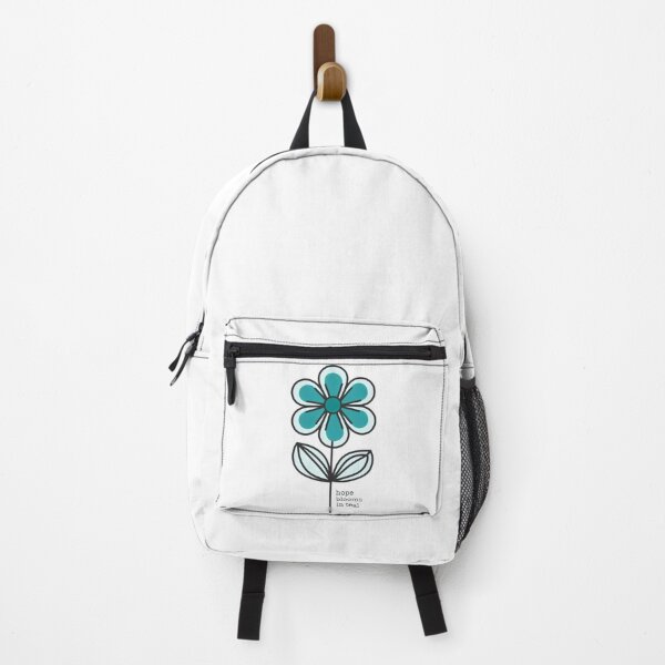 Item preview, Womens Ovarian Cancer Awareness - Turquoise flower - Hope Blooms In Teal designed and sold by Prime-Studio.