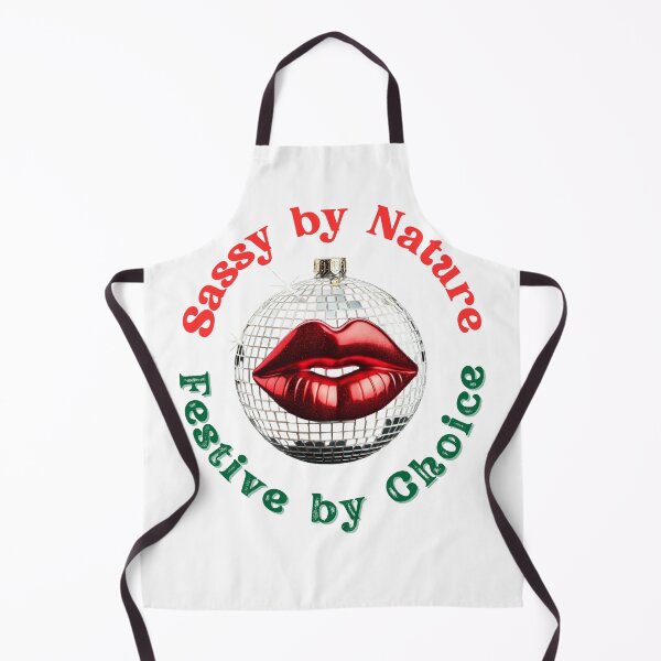 Item preview, Sassy by Nature, Festive by Choice fun holiday shirt designed and sold by TacoFunDesigns.