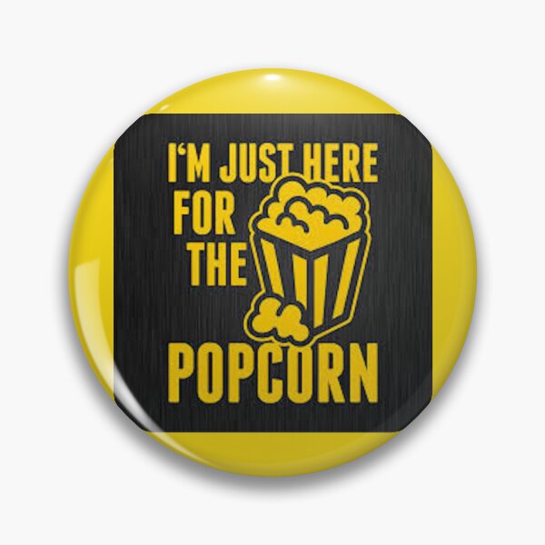 Item preview, Here for the popcorn - Popcorn Meme - Perfect for Movie Lovers and Snack Enthusiasts designed and sold by Earth Nature Creations.