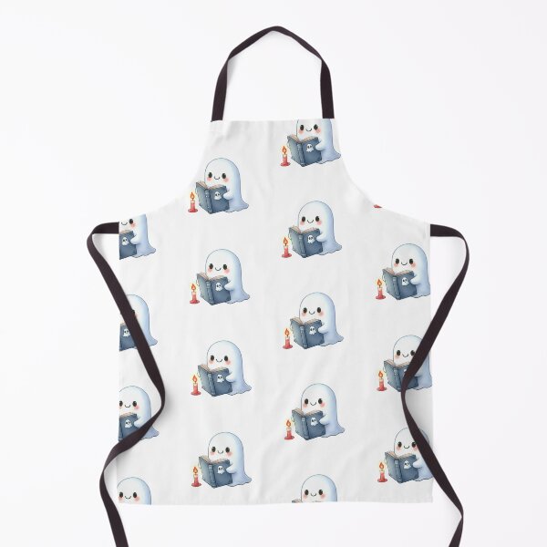 Item preview, Halloween Themed Cute Baby Ghost Reading Book designed and sold by darsh30.