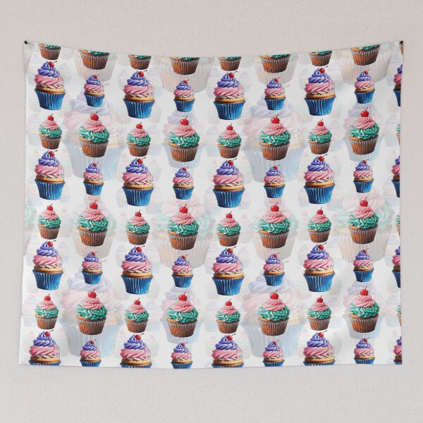 Item preview, Cupcakes Pattern Design designed and sold by PatternTitan.