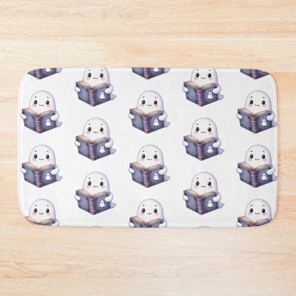 Item preview, Halloween Themed Cute Baby Ghost Reading Book designed and sold by darsh30.