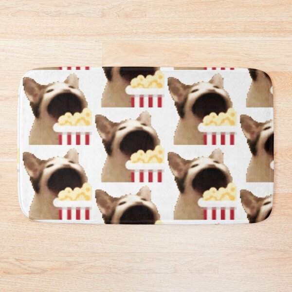 Item preview, Hungry Kitty wants popcorn - Popcorn Meme - Perfect for Movie Lovers and Snack Enthusiasts designed and sold by Earth Nature Creations.