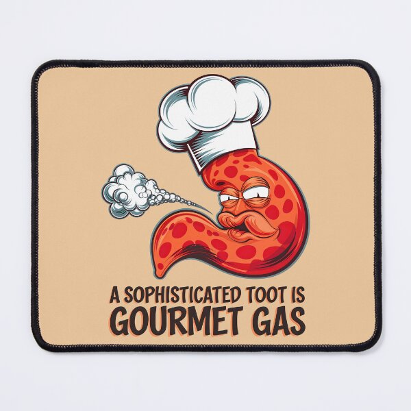 Item preview, A Sophisticated Toot Is Gourmet Gas Funny Fart Joke designed and sold by TheArtOfPat.