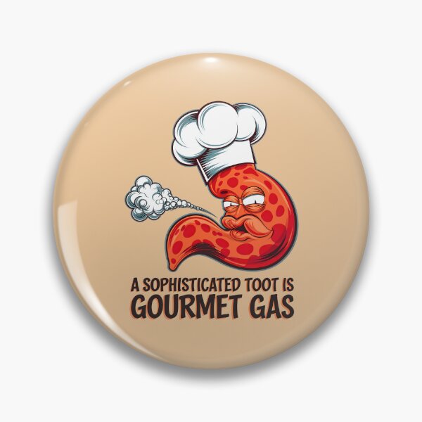 Item preview, A Sophisticated Toot Is Gourmet Gas Funny Fart Joke designed and sold by TheArtOfPat.