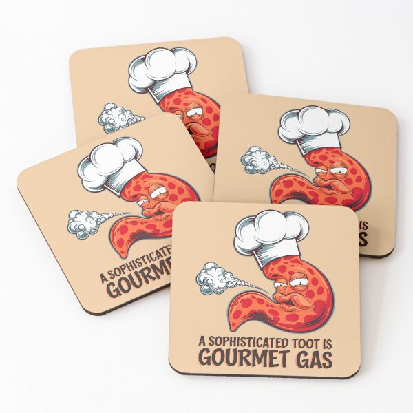 Item preview, A Sophisticated Toot Is Gourmet Gas Funny Fart Joke designed and sold by TheArtOfPat.