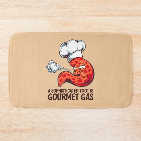 Item preview, A Sophisticated Toot Is Gourmet Gas Funny Fart Joke designed and sold by TheArtOfPat.