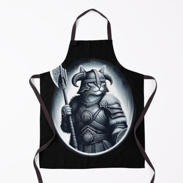 Item preview,  Viking Cat Warrior in Armor designed and sold by IllumeInk.