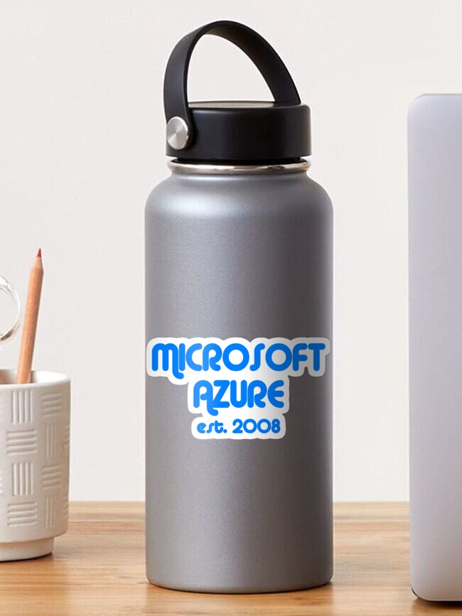 Thumbnail 1 of 3, Sticker, Microsoft Azure Est. 2008 Blue designed and sold by sdavis3.