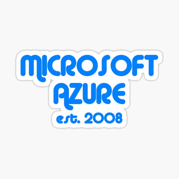 Item preview, Microsoft Azure Est. 2008 Blue designed and sold by Shirts By Shane.