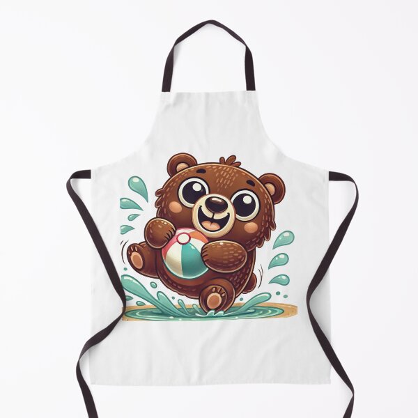 Item preview, Cute Funny Brown Bears Playing Beach Ball designed and sold by pinkycherry.