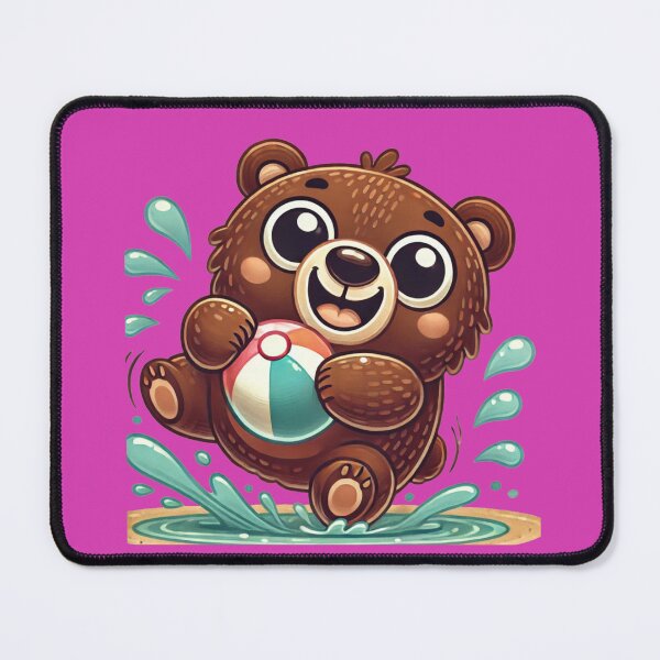 Item preview, Cute Funny Brown Bears Playing Beach Ball designed and sold by pinkycherry.