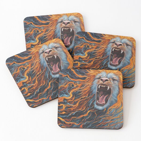 Item preview, Lion king of animals art designed and sold by MindsAtelier.