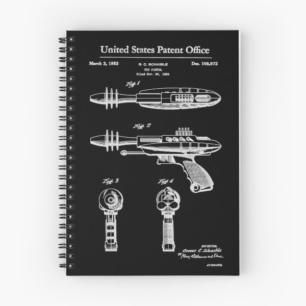Item preview, Laser Gun Toy Patent White designed and sold by Luve Store.