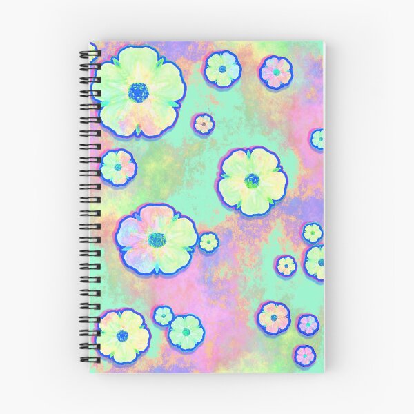 Item preview, colorfull pattern wild roses rainbow flowers designed and sold by M-Lorentsson.