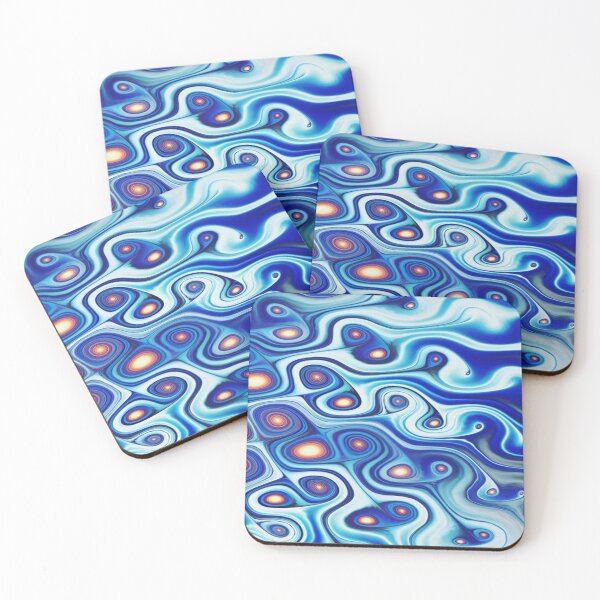 Item preview, Blue straight abstract designed and sold by Indirwan1998.