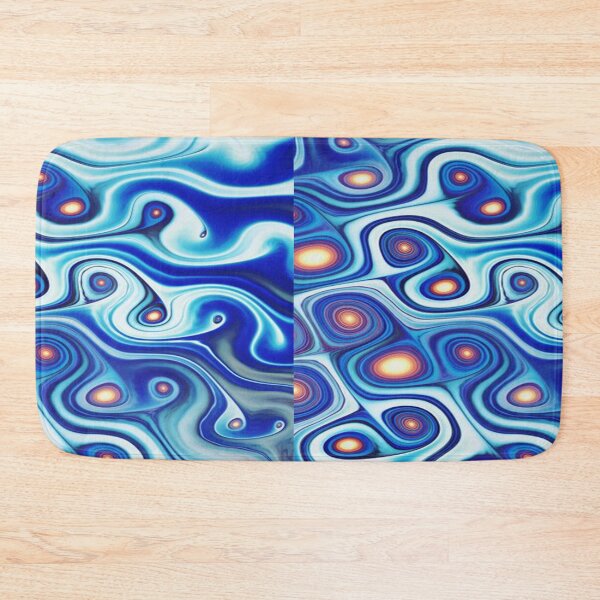 Item preview, Blue straight abstract designed and sold by Indirwan1998.