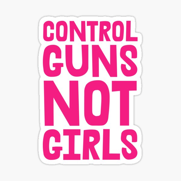 Item preview, Control Guns Not Girls - Harris Walz - hot pink designed and sold by Thelittlelord.