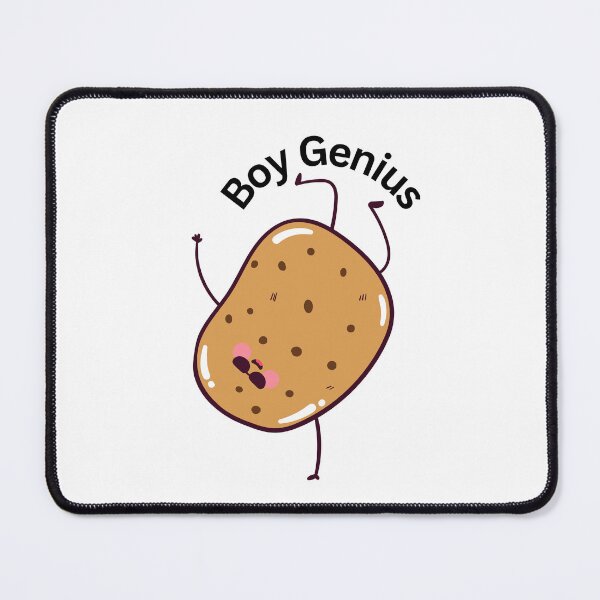 Item preview, Boy Genius Potato Funny Cool Humour Witty designed and sold by Sketchbook Studio by Aqsaa.
