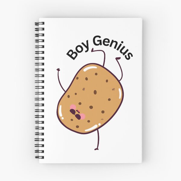 Item preview, Boy Genius Potato Funny Cool Humour Witty designed and sold by Sketchbook Studio by Aqsaa.