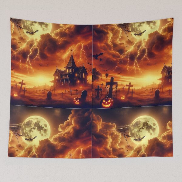 Item preview, Spooky Halloween Graveyard  designed and sold by Intriguing Designs.