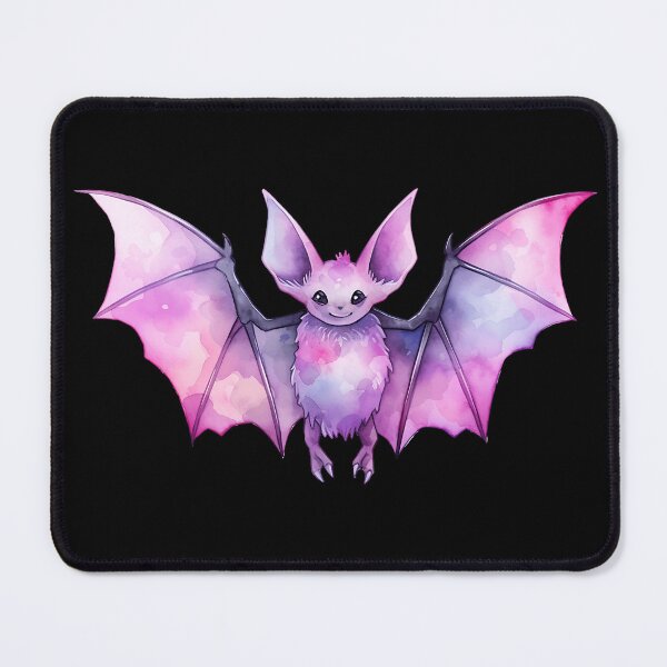 Item preview, Cute Kawaii Pastel Goth Smiling Bat designed and sold by JstPeachy.