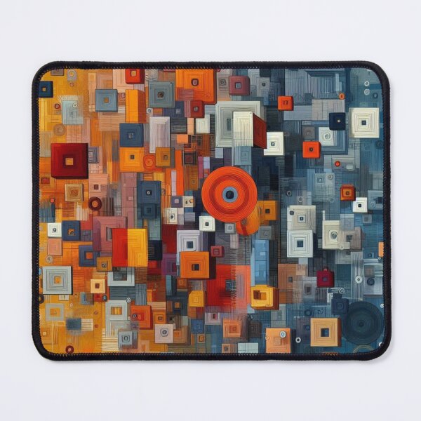 Item preview, Colorful round and square shapes Abstract designed and sold by SamHaseeb.