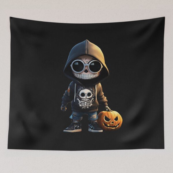 Item preview, Cute Halloween Skeleton designed and sold by Monika Turemka.