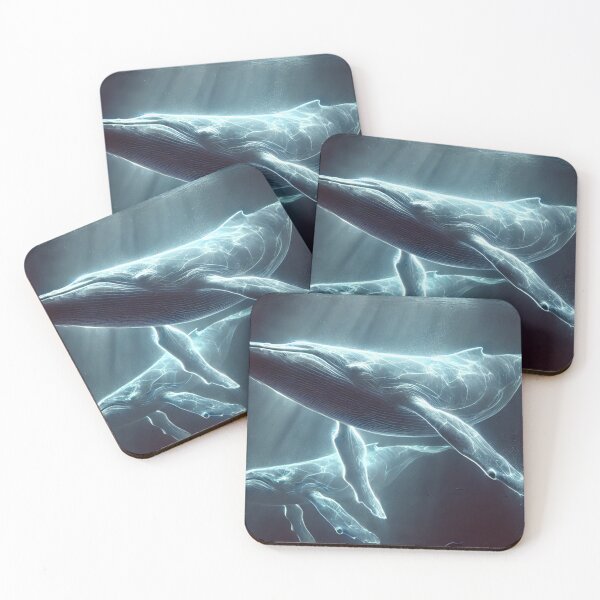 Item preview, Translucent whales designed and sold by GraphikVibes.