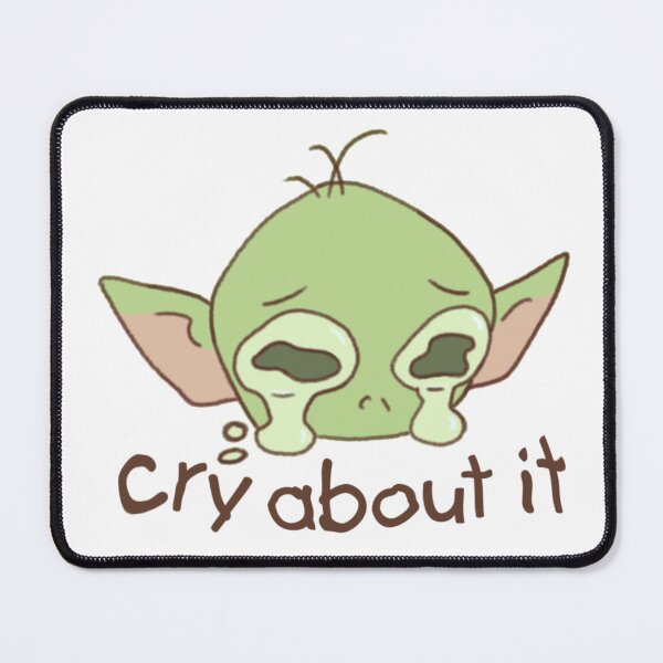 Item preview, Cry About It Sad Chibi Goblin designed and sold by Knightly Artisan.
