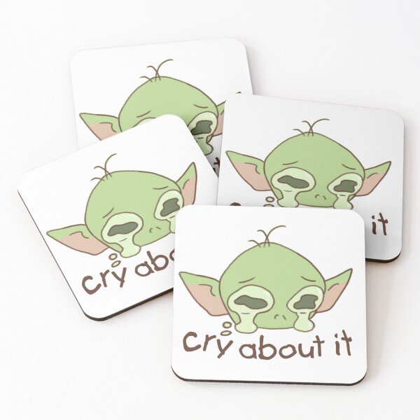 Item preview, Cry About It Sad Chibi Goblin designed and sold by Knightly Artisan.