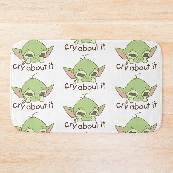 Item preview, Cry About It Sad Chibi Goblin designed and sold by Knightly Artisan.