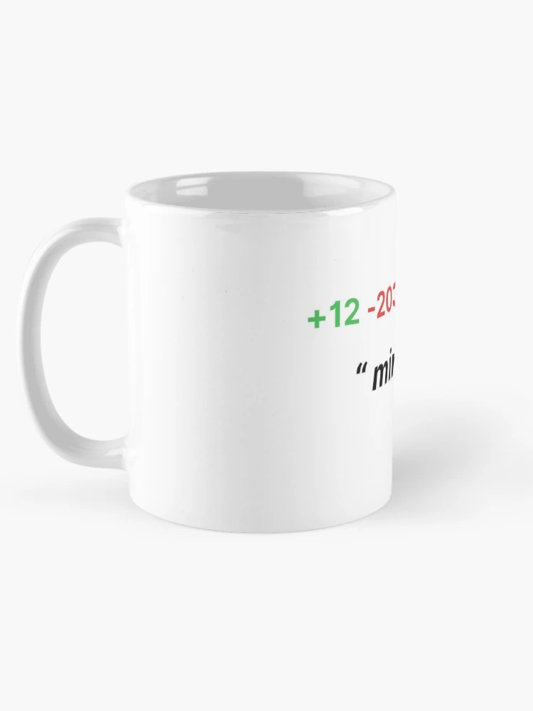 Thumbnail 5 of 6, Coffee Mug, Github git commit diff pull request fix designed and sold by moondry.