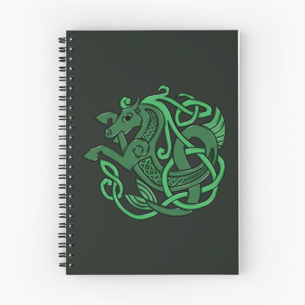 Item preview, Celtic Seahorse Hippocampus in Green designed and sold by DappledMoon.