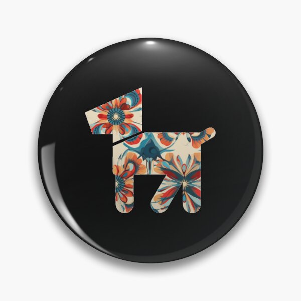 Item preview, Geometric Motif Love Friendship Attachment Dog designed and sold by G-M-Designs.