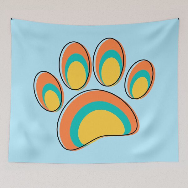 Item preview, Mid Century Modern Dog Paw Print designed and sold by Almdrs.