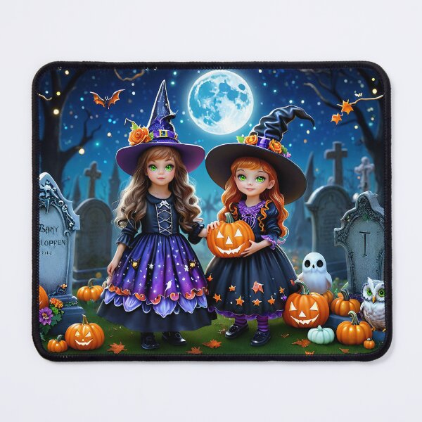 Item preview, Cute Witches in Halloween Night designed and sold by Pim-Crystal.