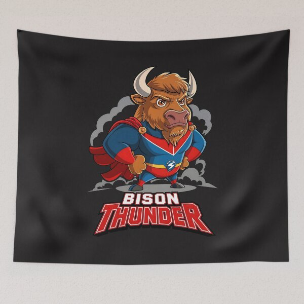Item preview, Bison Thunder A Cool Superhero designed and sold by TheArtOfPat.