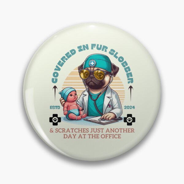 Item preview, Covered in fur slobber and scratches just another day at the office designed and sold by Peerless-Prime.