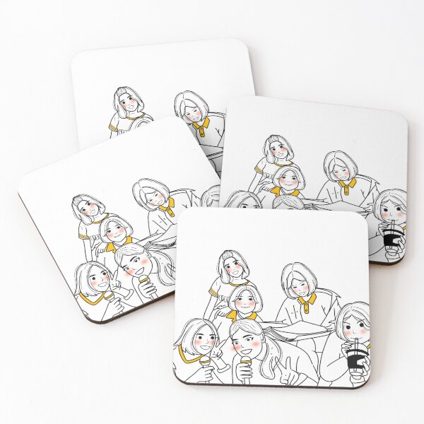 Item preview, A group of cute and cheerful teenage friends designed and sold by ThawanTarnnoy.