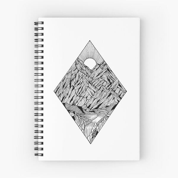 Item preview, Montañas de tinta designed and sold by VaatuFrag.