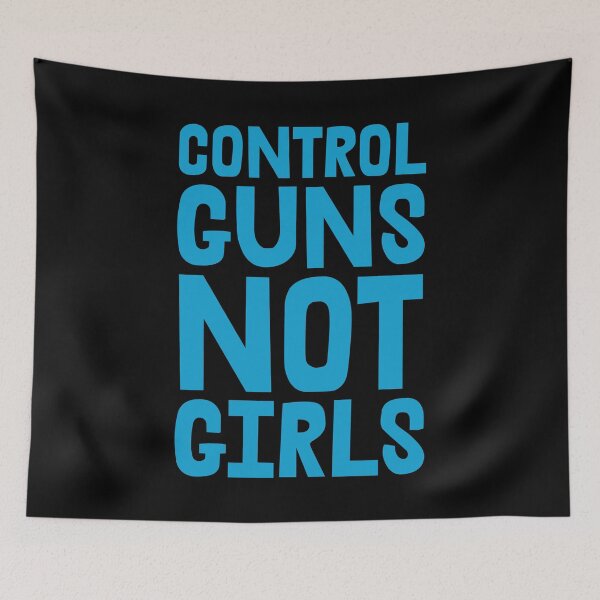Item preview, Control Guns Not Girls - Harris Walz - teal designed and sold by Thelittlelord.