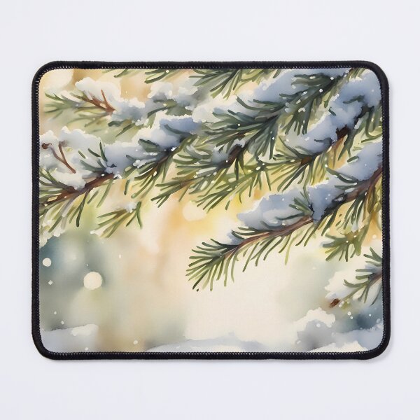 Item preview, Snowy Fir Twigs Taking a Sunbath designed and sold by CalmnessbyChoice.