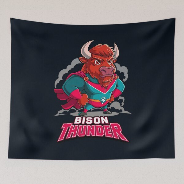 Item preview, Bison Thunder A Cool Superhero designed and sold by TheArtOfPat.