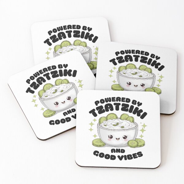 Item preview, Kawaii Tzatziki Bowl | Cute Greek Food Art for Food Lovers designed and sold by BNCH44.
