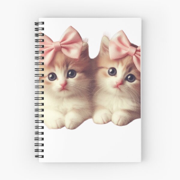 Item preview, Vintage Kittens Wearing Bows - Cute Retro Cat Stickers designed and sold by dreambigdrive38.