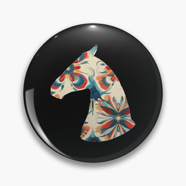 Item preview, Geometric Motif Love Friendship Bonding Horse Head designed and sold by G-M-Designs.