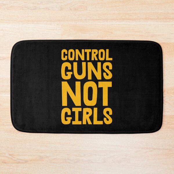 Item preview, Control Guns Not Girls - Harris Walz - mustard yellow designed and sold by Thelittlelord.