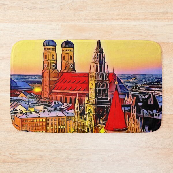 Item preview, Munich Deutschland Germany Vintage Travel and Tourism Advertising Poster Print designed and sold by posterbobs.
