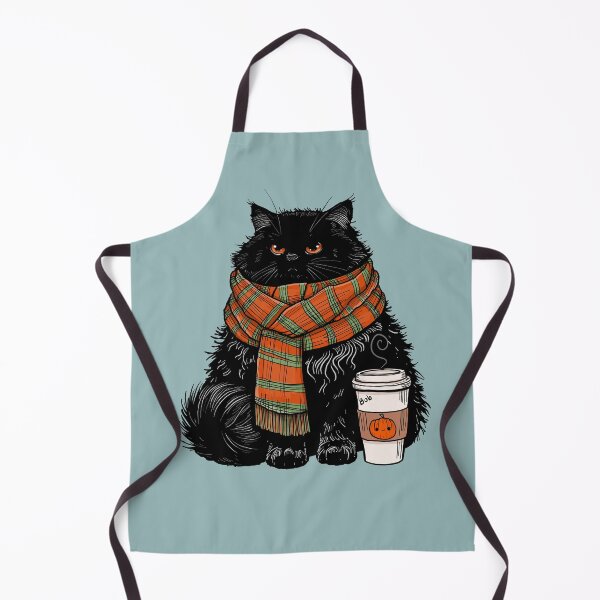 Item preview, Autumn Vibes Coffee Cat designed and sold by KilkennyCat Art.